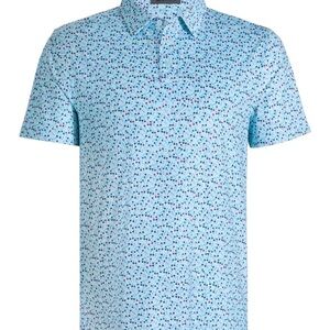 G/FORE MEN’S AYE POPPY TECH JERSEY POLO SIZE LARGE NWT